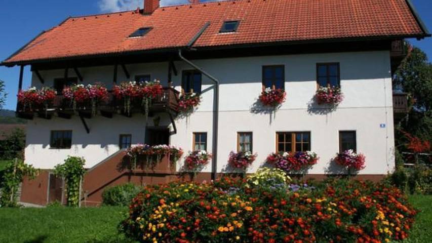 Ferienwohnung für 6 Personen, mit Garten und Balkon, kinderfreundlich in Wernberg