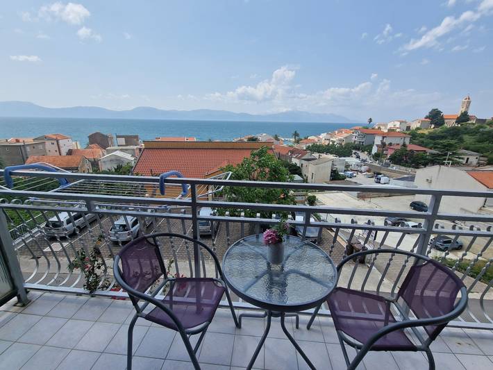 Apartament wakacyjny dla 3 osób, z Balkon/ taras w Gradac
