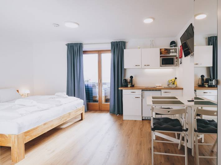 Studio dla 2 osób, z ogród i widok na jezioro w Zell am See
