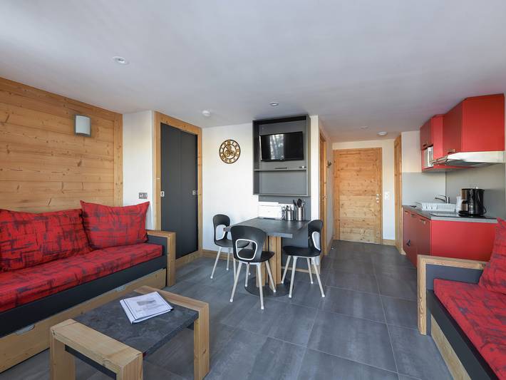 Studio pour 3 personnes, avec balcon et sauna, animaux acceptés en Savoie - 2
