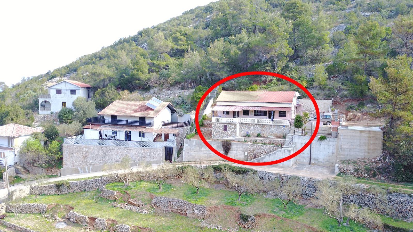 Apartamento entero, Apartamento de una habitación con terraza y vista al mar Bahía Prapatna, Hvar A-12207-a in Jelsa, Hvar (isla)