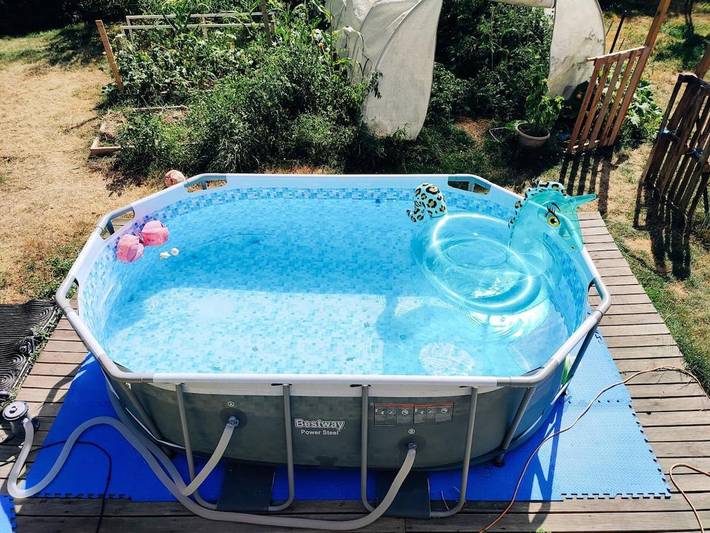 Gîte pour 4 personnes, avec Balcon ainsi que Terrasse et Piscine à Treize-Vents - 3