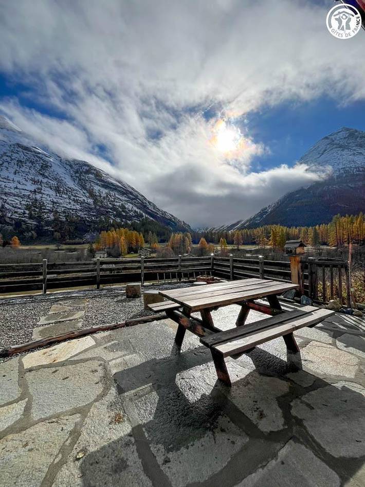 Gîte pour 6 personnes, avec terrasse à Bessans