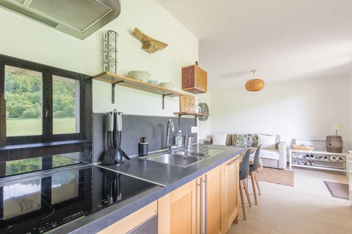 Ganze Wohnung, Ferienwohnung für 4 Personen mit Terrasse in Saint-Léger-les-Mélèzes, Nationalpark Écrins