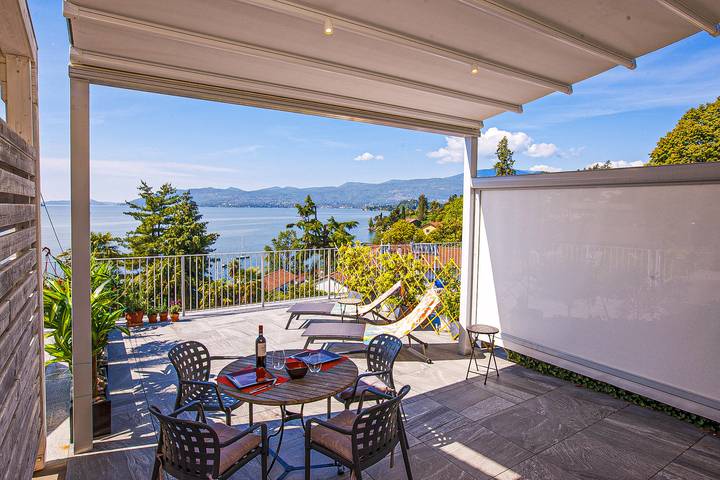 Gîte pour 4 personnes, avec vue ainsi que vue sur le lac et terrasse dans Lac Majeur (Italie) - 3