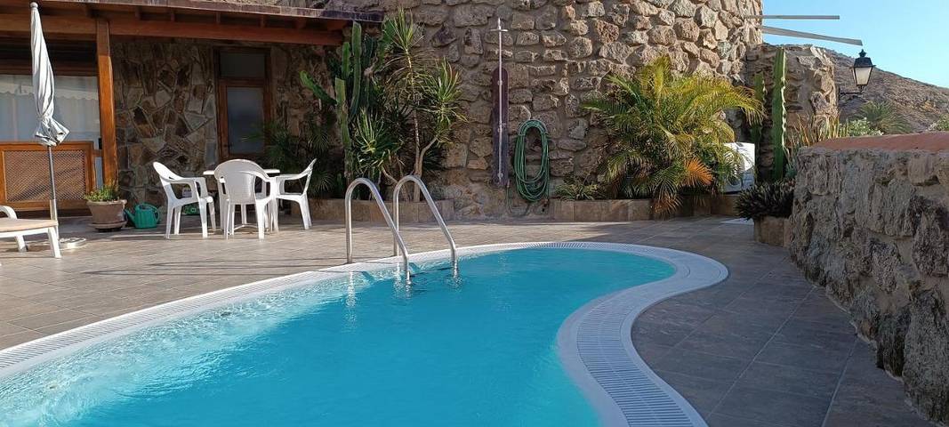 Villa für 6 Personen, mit Pool und Ausblick sowie Garten in Gran Canaria Süd - 4