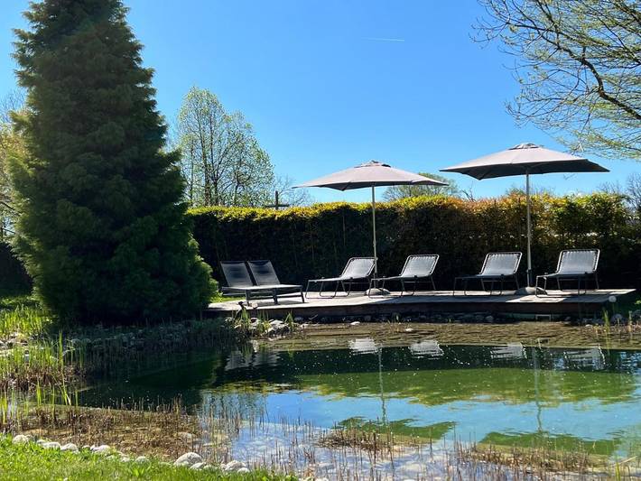 Location de vacances pour 2 personnes, avec Terrasse et Jardin ainsi que Piscine et Vue à Trévignin - 3