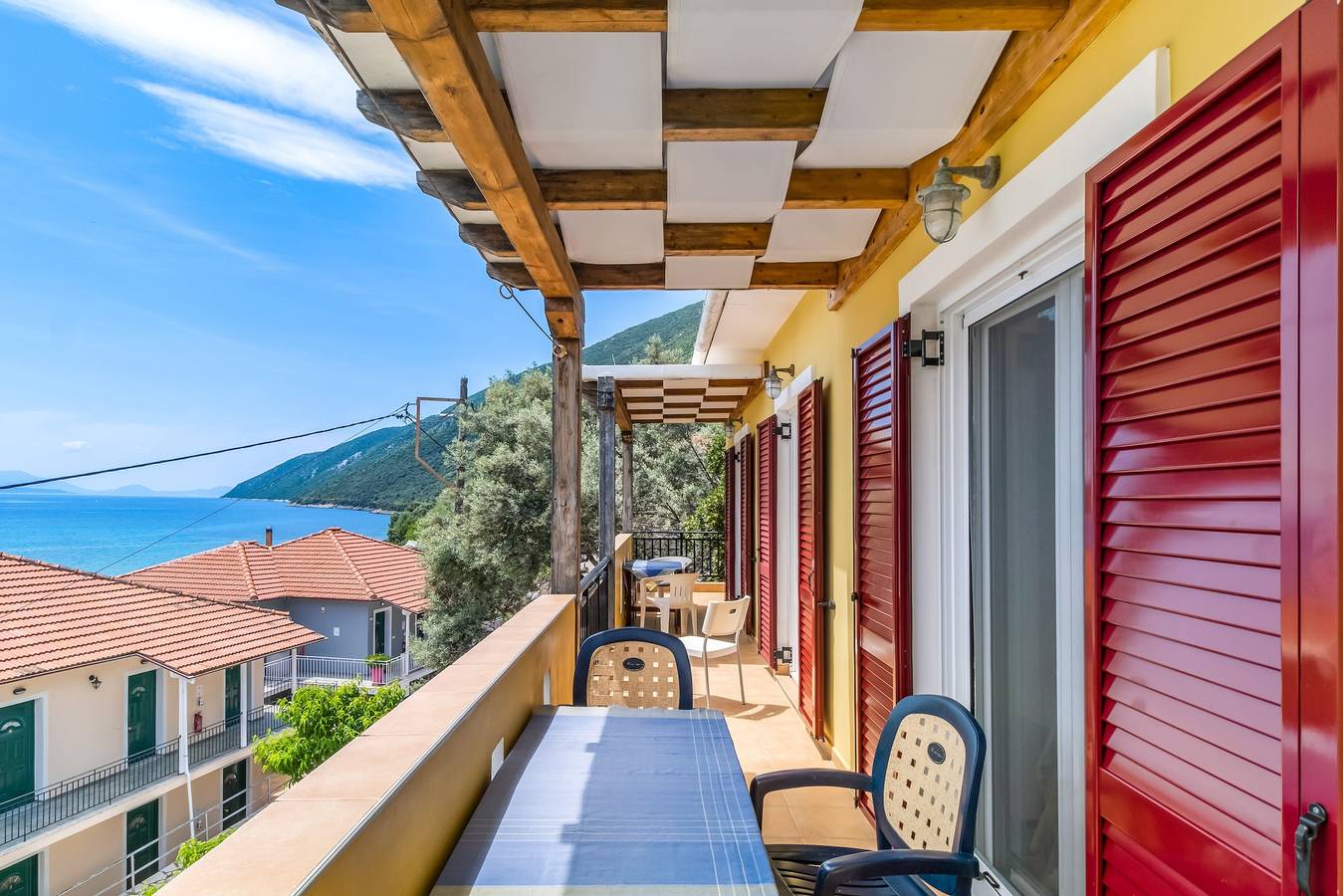 Ganze Wohnung, Ferienwohnung „Villa Captain Fotis 4“ – haustierfreundlich, mit Meerblick & Balkon in Vasiliki, Griechenland