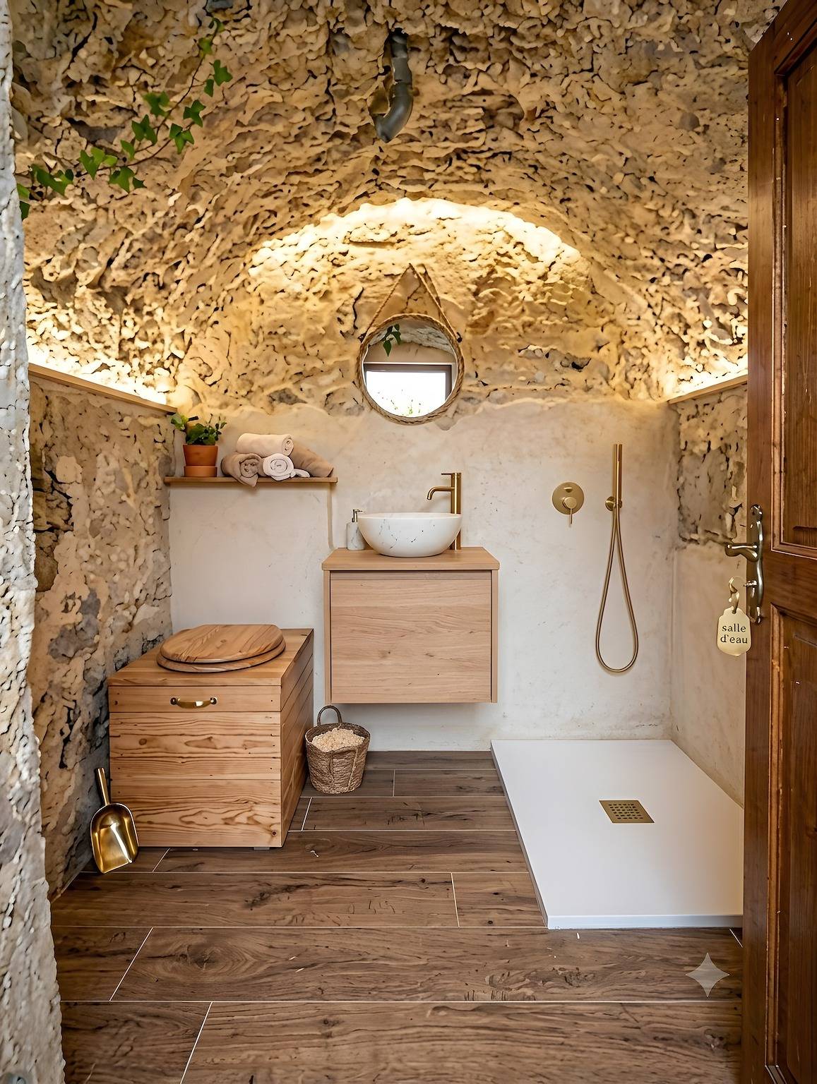 La pequeña cabaña de pastores en la pradera in Coaraze, Costa mediterránea (Francia)