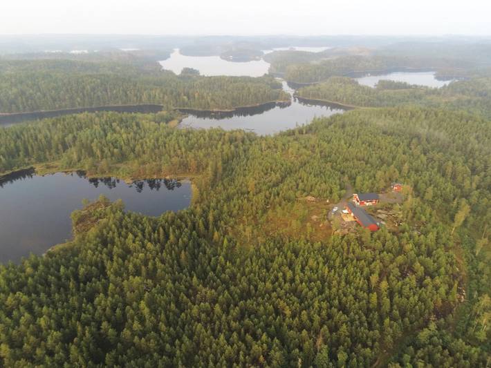 Ferienhaus für 10 Personen, mit Terrasse und Seeblick sowie Garten, mit Haustier in Dalsland