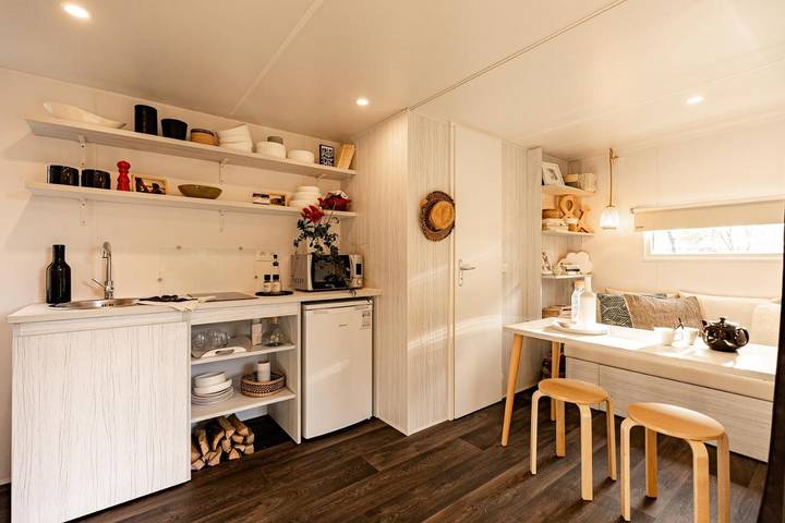 Camping für 4 Personen, mit Terrasse und Pool sowie Garten in Italienische Riviera - 3