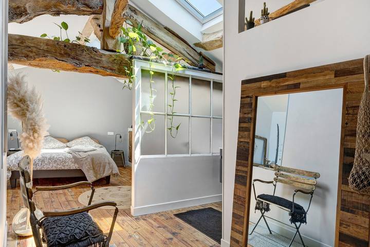 Chambre d'hôtes 'Pampa' avec terrasse partagée, jardin commun et Wi-Fi in Riom, Puy-de-Dôme