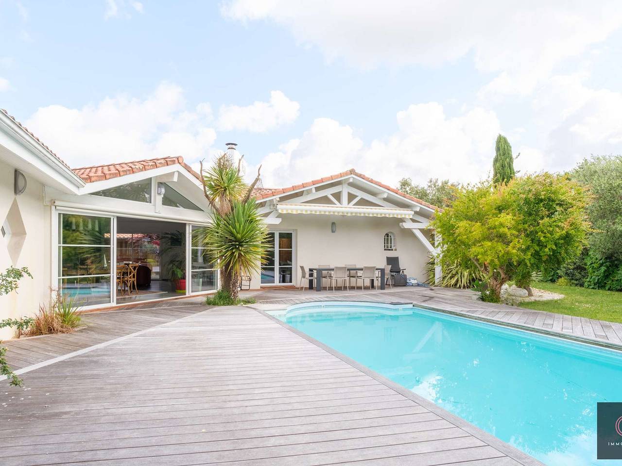 Villa de plain-pied avec piscine - 8 pers. in Biscarrosse (bourg), Biscarrosse