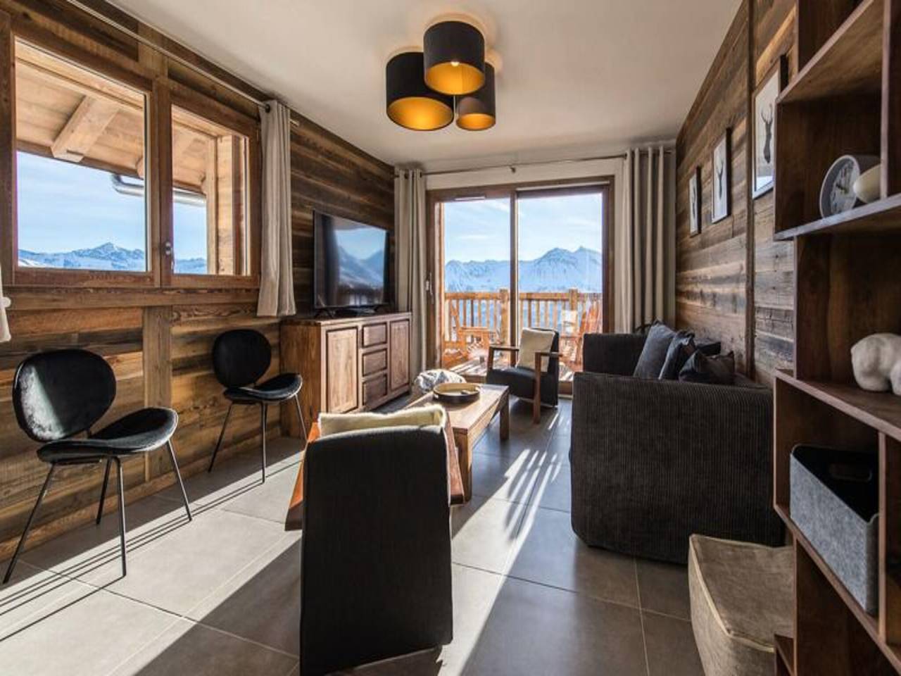 Ganze Wohnung, Ferienwohnung in Les Retenues mit direktem Zugang zu den Skipisten in La Toussuire, Fontcouverte-la-Toussuire