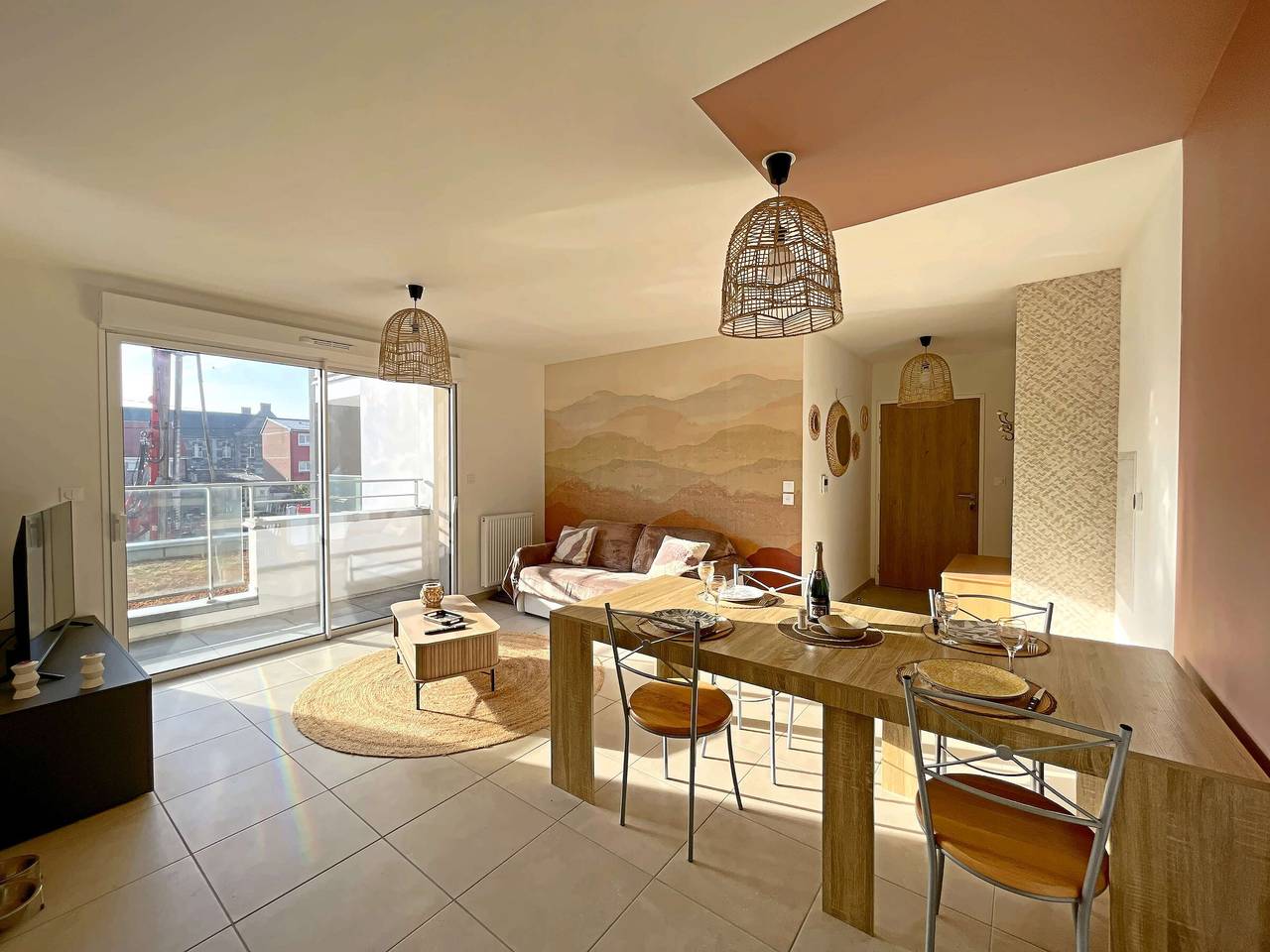 Apartamento entero, Hermoso T3 moderno en Berck-Plage con balcón y garaje in Berck Plage, Berck