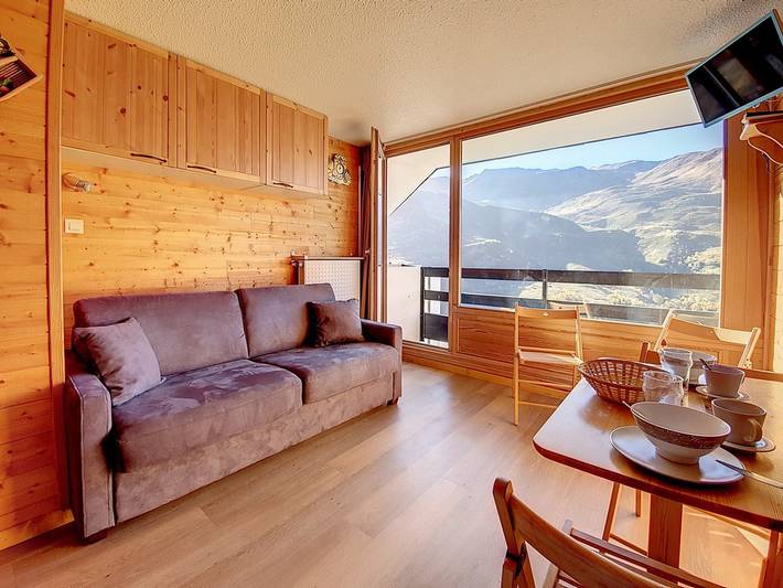Chalet voor 3 personen, met terras in Saint-Martin-de-Belleville