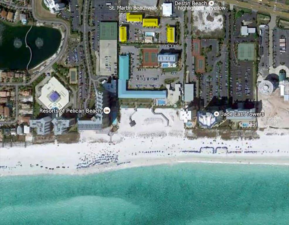 Ganze Wohnung, ☀St. Martin Beachwalk Villas 412☀2Br im Erdgeschoss! Geöffnet von 13. bis 15. Mai $ 519 in Destin, Emerald Coast