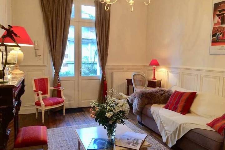 Appartement de vacances pour 4 personnes, avec jardin et terrasse à Tours