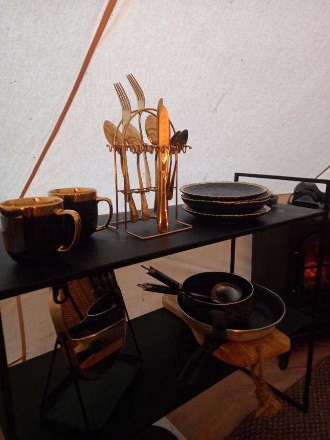Camping für 2 Personen, mit Terrasse und Garten sowie Sauna und Ausblick in Pommern - 3