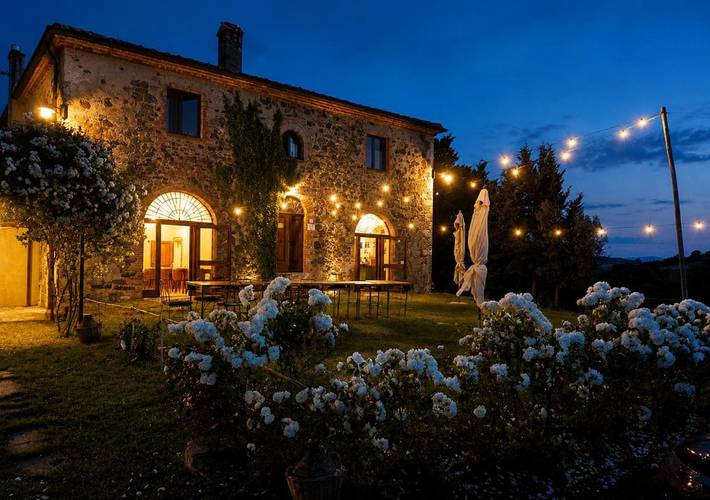 Casa vacanza per 2 persone, con Giardino e Panorama a Castiglione d'Orcia