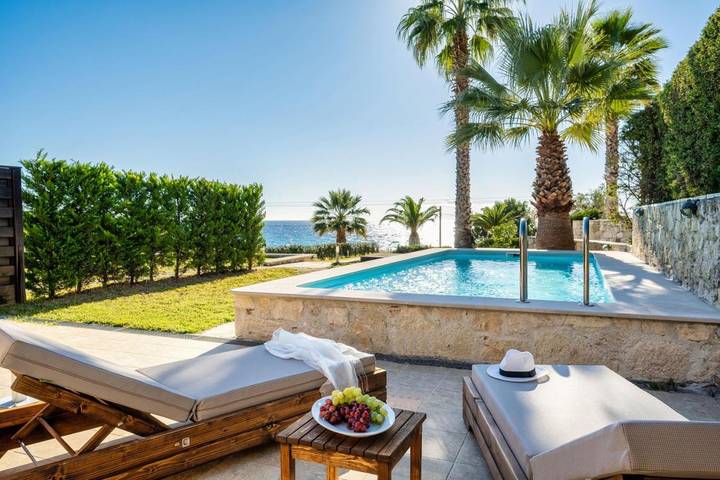 Villa für 4 Personen, mit Pool und Ausblick sowie Garten in Chalkidiki - 2
