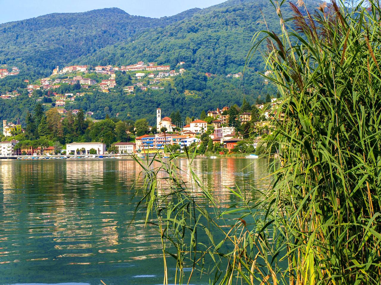 Ganze Wohnung, Residenza Parcolago Apt 018 mit Garten in Caslano, Luganersee