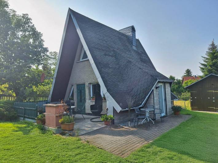 Ferienhaus für 4 Personen, mit Terrasse und Garten in Blankenburg