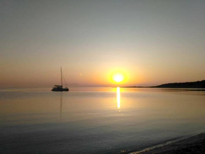 Appartement voor 3 personen, met tuin en uitzicht in Lesbos