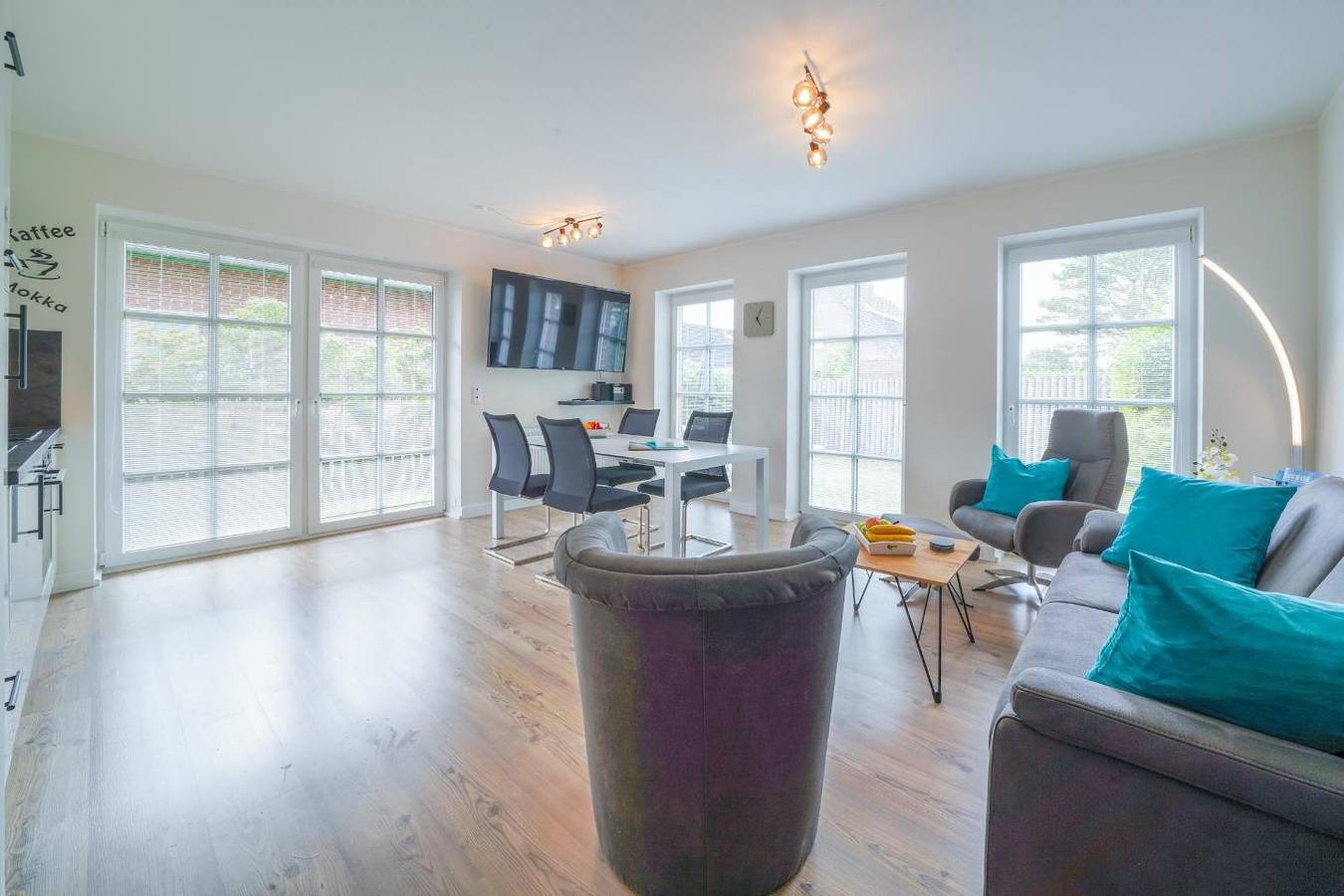Geheel appartement, Vakantieappartement voor 4 personen met balkon/terras in Borkum