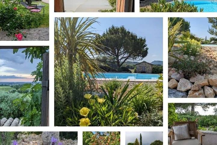 Gîte pour 2 personnes, avec Jacuzzi ainsi que Terrasse et Jardin