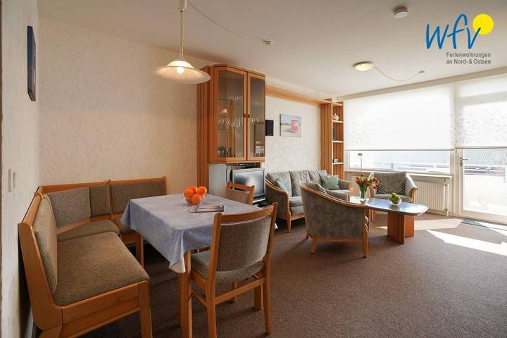 Ferienwohnung für 4 Personen, mit Balkon an der Nordsee - 2