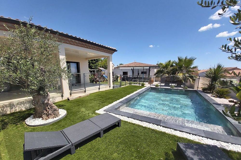 Magnifique villa avec piscine sécurisée proche des plages in Cers, Côte méditerranéenne (France)