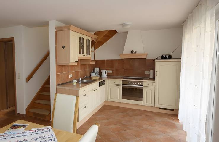 Ferienwohnung für 4 Personen, mit Garten und Balkon an der Müritz