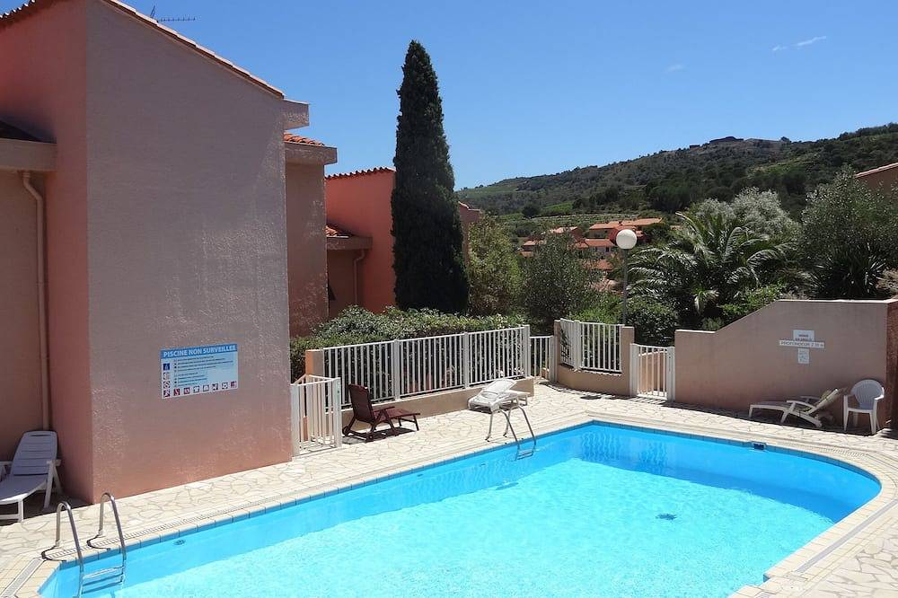 Ganze Wohnung, Collioure: schöne Wohnung klassifiziert ***, ruhig, Schwimmbad, Garten, privater Parkplatz in La Côte Vermeille, Collioure