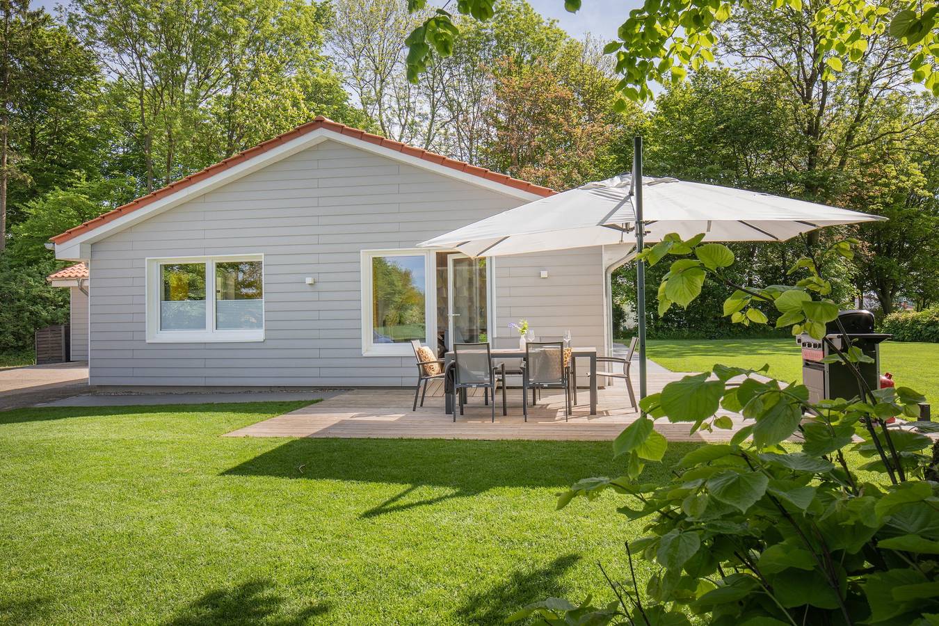Ferienhaus 'Ellis Hus' mit privater Terrasse, privatem Garten und Wlan in Loit, Grünes Binnenland