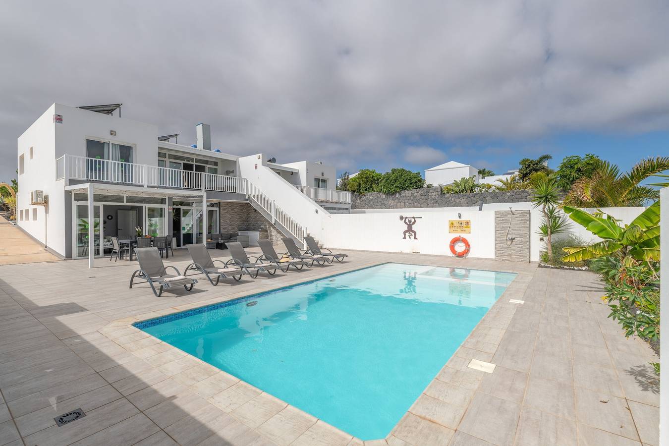 Maison de vacances 'Villa Carol' avec vue sur la montagne, Wi-Fi et climatisation in Playa Blanca, Yaiza