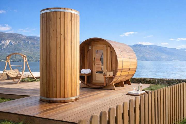 Location de vacances pour 4 personnes, avec jardin et vue sur le lac ainsi que sauna et vue dans Plage De La Chatiere Conjux - 3