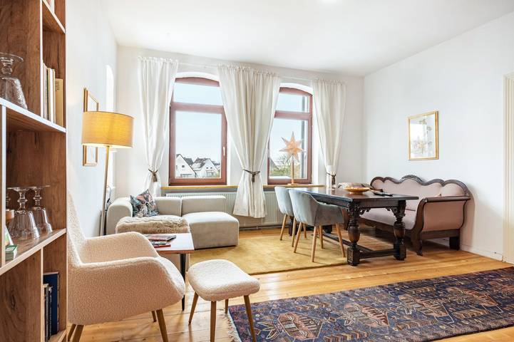 Ganze Wohnung, Apartment „Löwenstein“ mit Gemeinschaftsgarten und Wlan in Hoya, Aller-Leine-Tal