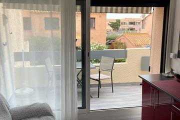 Gîte pour 2 personnes, avec piscine dans Leucate naturiste