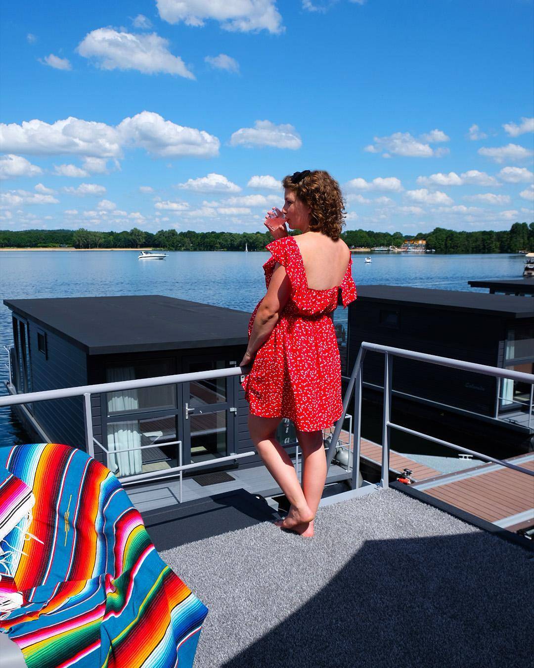 Huren Houseboat — Houseboat Marina Mookerplas 4-6 persons (roof terrace) in Middelaar, Parco Nazionale De Maasduinen