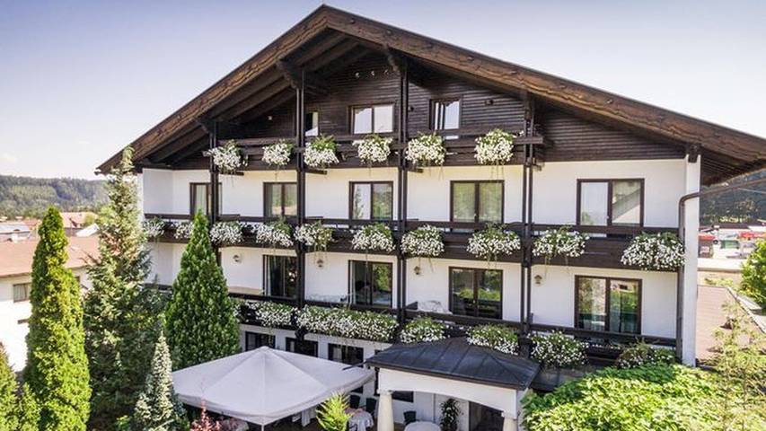 Zimmer für 2 Personen, mit Balkon und Garten, kinderfreundlich - 1