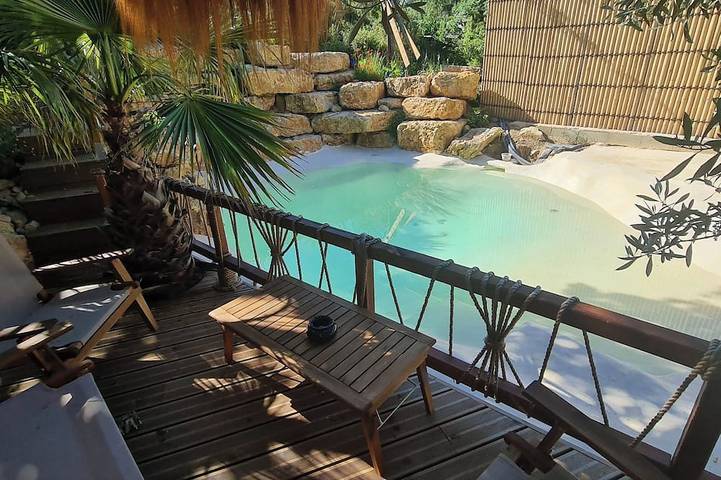 Maison de vacances pour 5 personnes, avec jardin et jacuzzi, animaux acceptés à Peypin