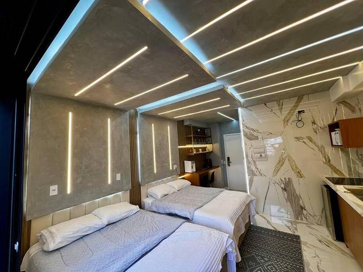 Casas e apartamentos de temporada para 4 pessoas, com piscina e vista e ainda jardim, com animais de estimação em Itaim Bibi