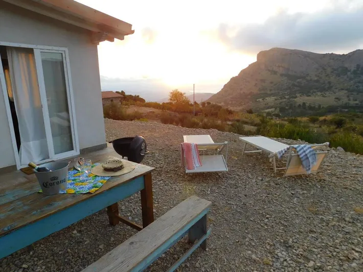 Chalet per 3 persone, con panorama e terrazza nonché giardino - 1