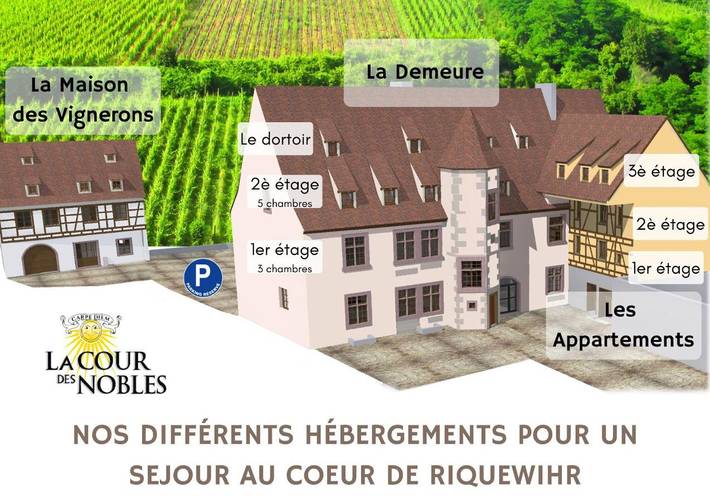 Gîte pour 2 personnes, avec Vue à Riquewihr - 3