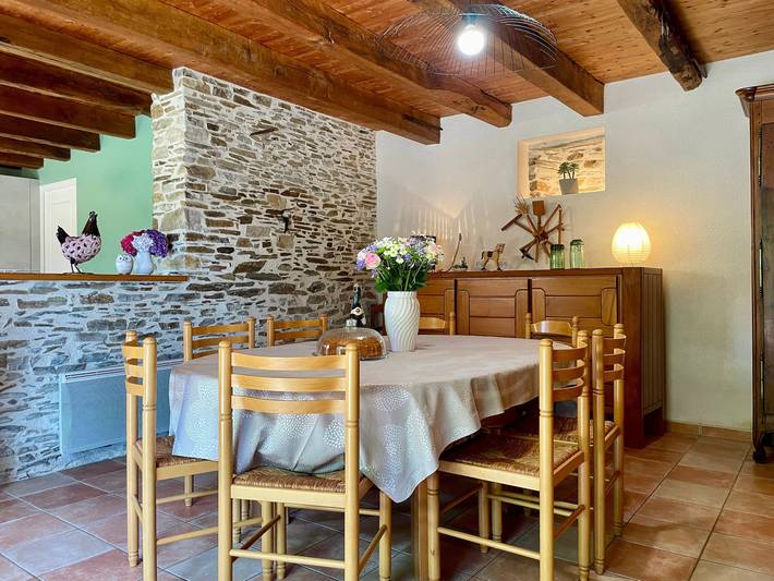 Renoviertes Cottage mit Garten, Spielraum, Fahrrädern, Wlan und Ausstattung für Babys in La Chevallerais, Châteaubriant und Umgebung