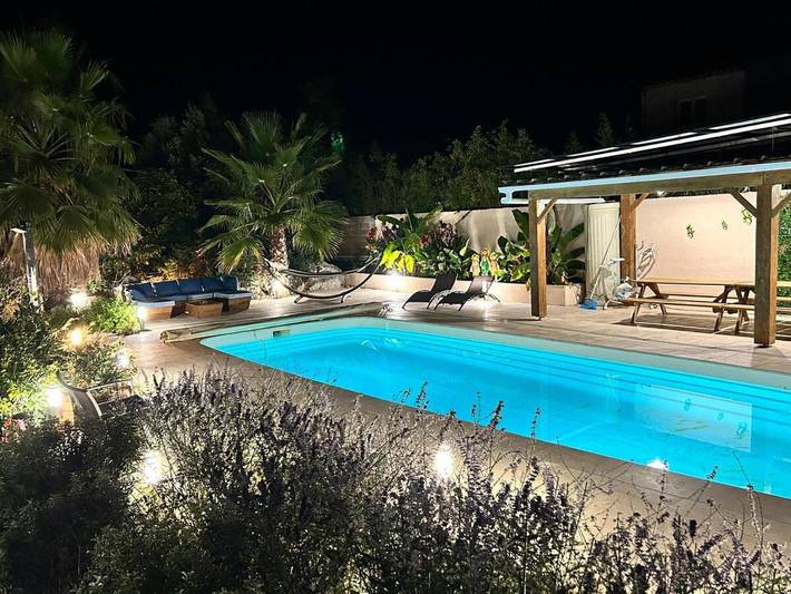Location de vacances pour 28 personnes, avec sauna et piscine ainsi que jardin et vue, animaux acceptés à Cuxac-d'Aude - 4