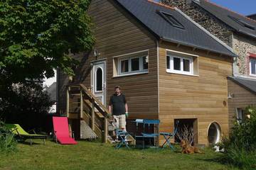 Gîte pour 4 personnes, avec terrasse et jardin à Étables-sur-Mer