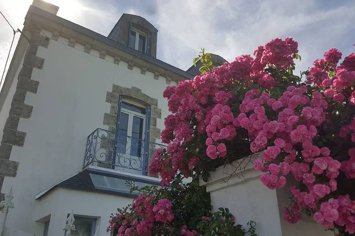 Maison de vacances pour 12 personnes, avec balcon et jardin, animaux acceptés à Clohars-Carnoët