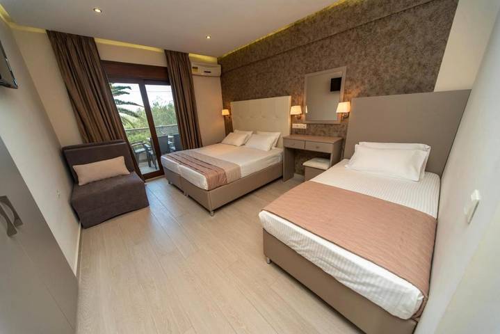 Ferienwohnung für 4 Personen, mit Balkon und Garten sowie Ausblick